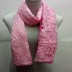 Cotton Half Net Stole- Light Pink